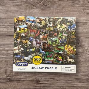 Breyer Horse Jigsaw Puzzle 500 Pieces 24x18 Horse Collage Puzzle